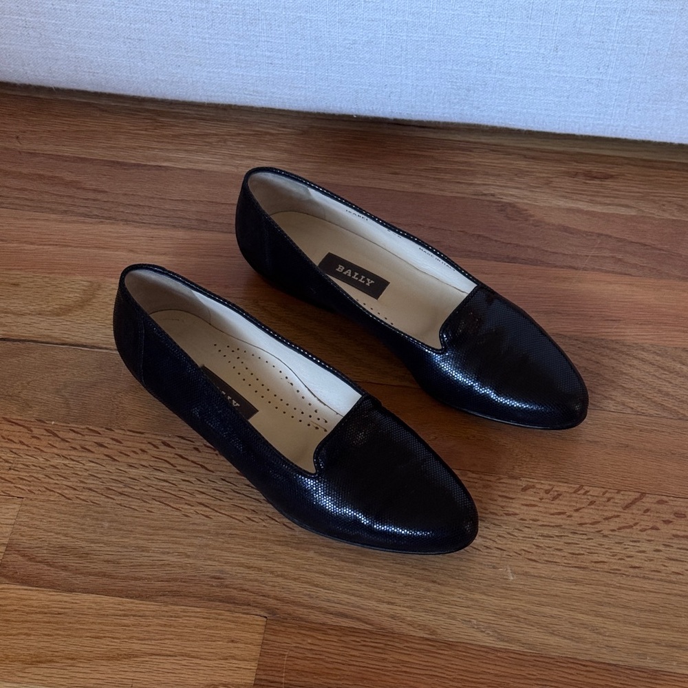 Vintage‎ Bally Isabel Styleflex Black Shimmer Sequins
Flats 8 1/2 M